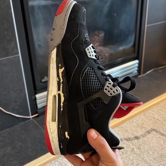 Jordan 4 BRED 2008 CDP SZ 8.5 - Picture 6 of 9